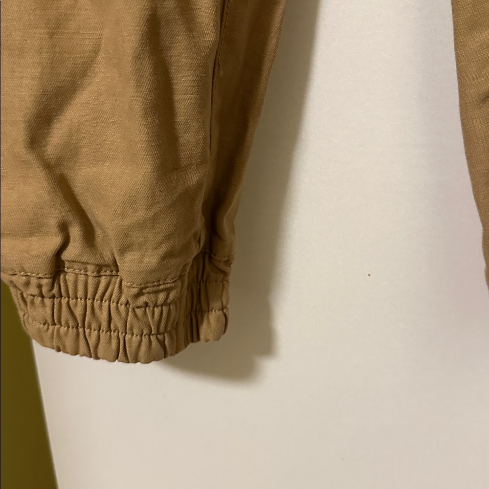 TNA Tan Jogger Pants with Drawstring Waist - Picture 3 of 4